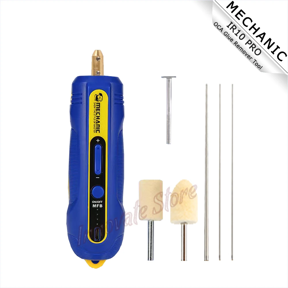 

OCA Glue Remover MECHANIC IR10 PRO 6 In 1 Mobile Phone LCD Screen Degumming Shovel Glue Power Tools Set Remove Pen Separator