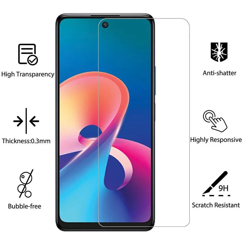 Защита экрана из закаленного стекла для tcl 50 xe nxtpaper чехол телефона on tcl50 50xe tcl50xe x e 5g