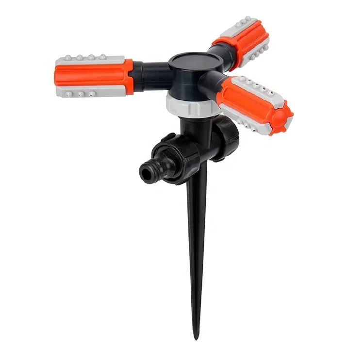 

360 Degree Automatic Garden Sprinklers Watering Grass Lawn Rotary Nozzle Rotating Water Sprinkler System Garden Supplies