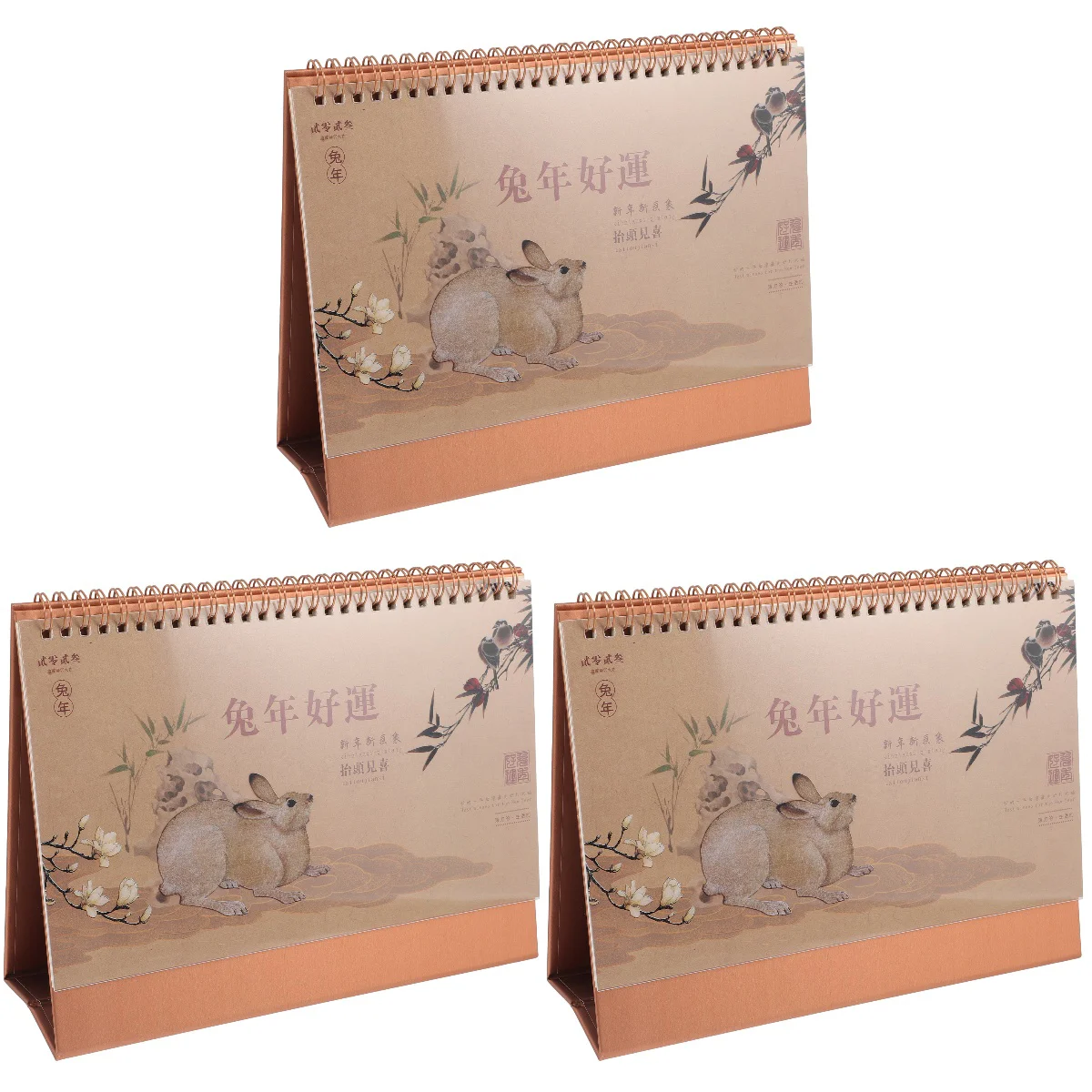 

3pcs Desk Calendar 2023 Monthly Calendar Tabletop Decoration 2023 New Year Gift