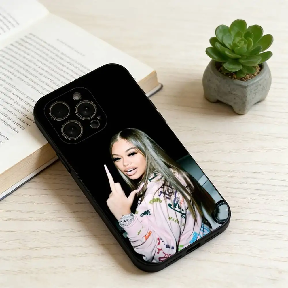 Фото Чехол для телефона Latto Big M-Mama R-Rapper для iPhone 17, 16, 15, 14, 13, 12, 11 Plus, Pro Max, XS, мягкий силиконовый черный чехол, подарок. №3