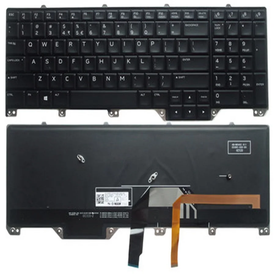 

US Keyboard For Dell Alienware 17 R1 R2 R3 M17 R1 R2 R3 With Backlit