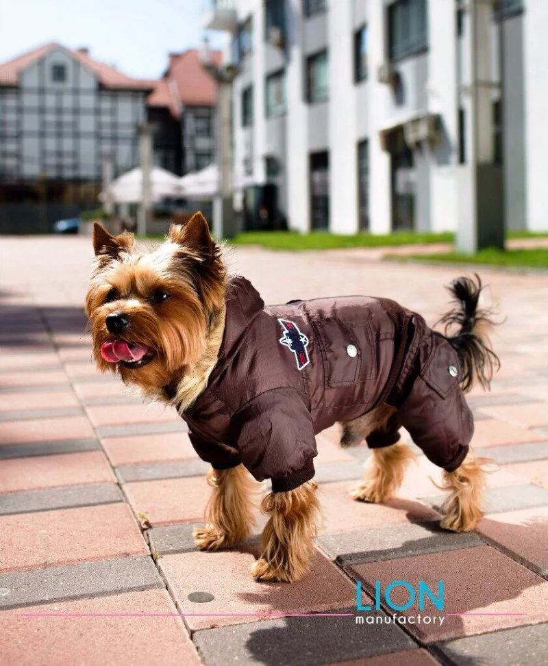 

New Fall Winter Pet Clothing Fashion Thickened Four Feet Pet Hooded Coat Chenery Chihuahua Small Dog Clothes Warm Pet Supplies