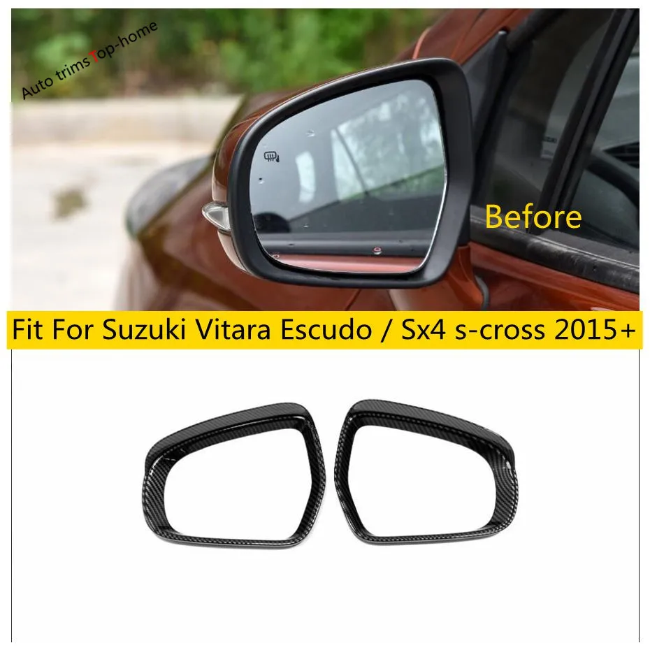

Rearview Mirror Rain Eyebrow Rain Visor Shield Cover Trim Fit For Suzuki Vitara Escudo / Sx4 s-cross 2015 - 2022 Accessories