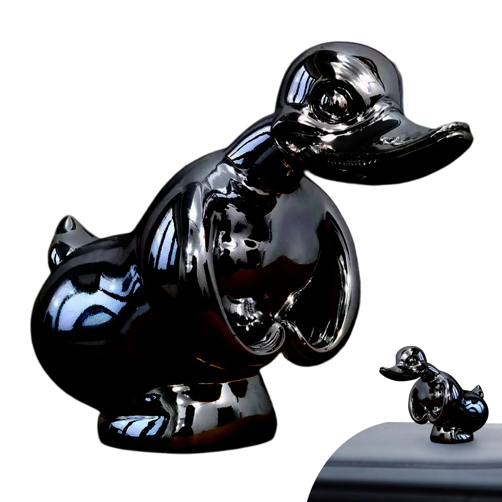 

Angry Duck автомобильный капот орнамент авто передний капот автомобильная наклейка приборная панель автомобиля смола сильная утка декор для украшения автомобиля аксессуары