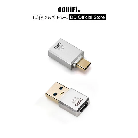 DD HiFi TC01A/TC01C USB-A к USB-C адаптер