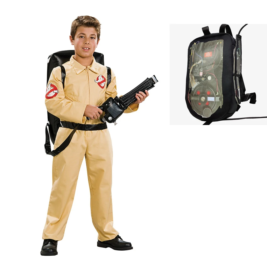 Ghostbusters Cosplay Costumes Halloween Costume for Kids Boy Toys Anime Ghostbusters Weaponry Jumpsuits Carnival Suits Clothes