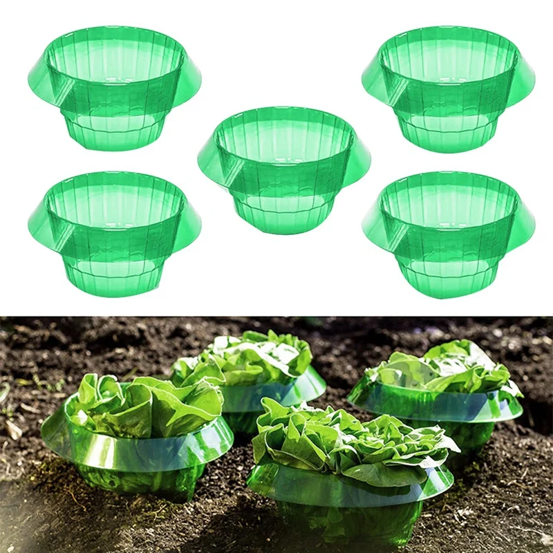 

Garden Cloche,6 Pack Snail Plant Protection Collars,Snail Defense Without Chemistry, Snail Collar Protects Plants