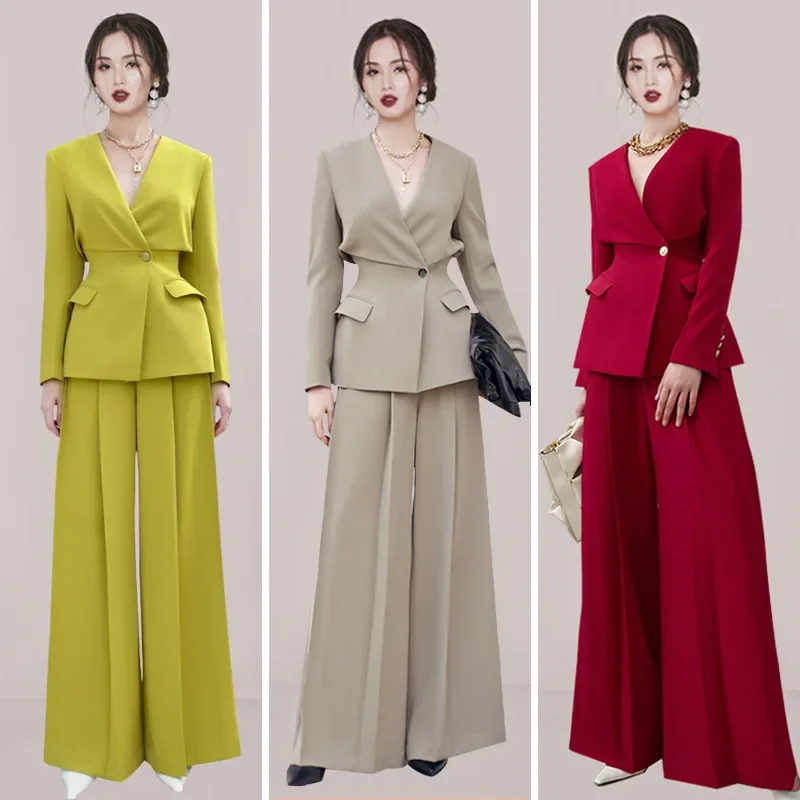 Женский профессиональный и умный костюм женский 024 весенний новый пригородный