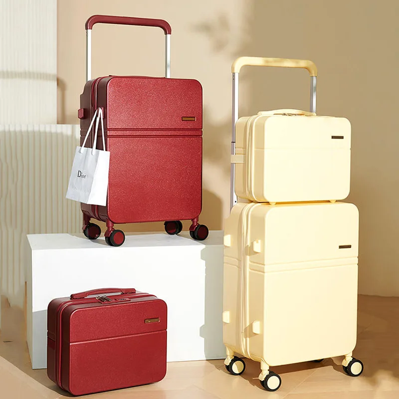 Новый женский широкий чемодан для багажа коробка пароля 20-дюймовый посадочный