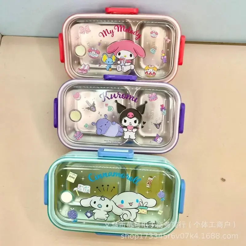 Лидер продаж Ланч-бокс с героями мультфильмов Sanrios Hellokitty Kuromi милый в стиле аниме