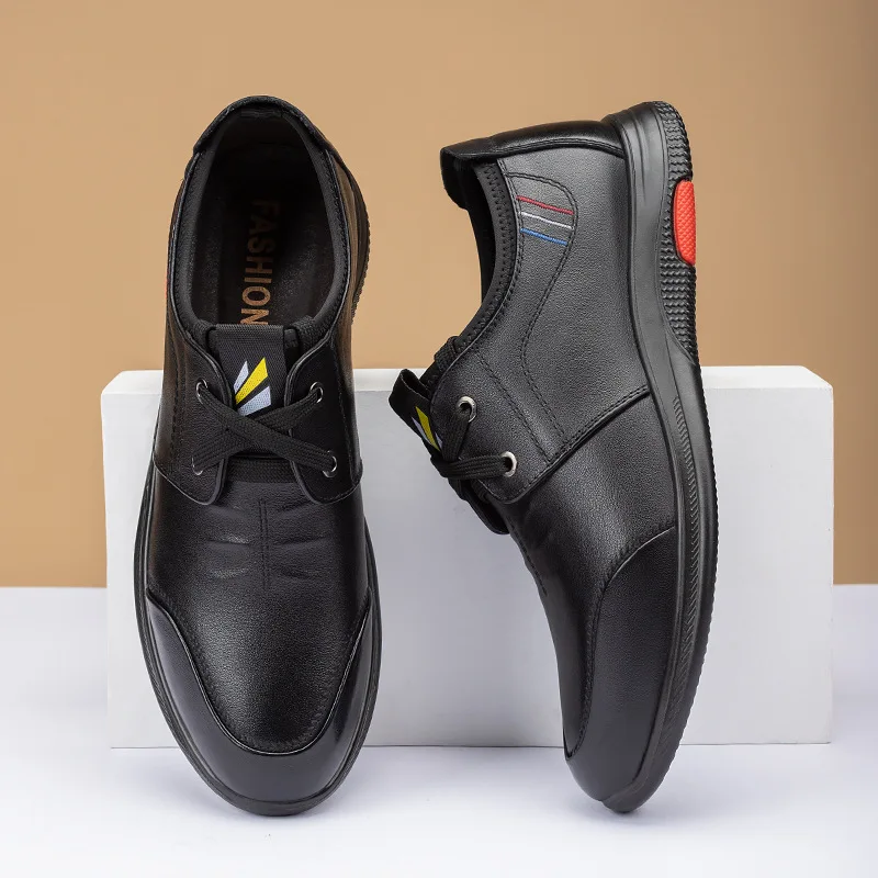 

Spring Autumn New Hot Fashion Men Lace-up Leather Casual Shoes Trend Shoe Loafers Flats Designer Shoes Men High Quality 2022