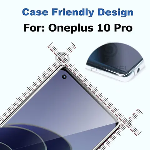 3D Защитное стекло для Oneplus 10 Pro Полное клеевое Защитное стекло для экрана Oneplus10 pro Противоударная пленка из закаленного стекла