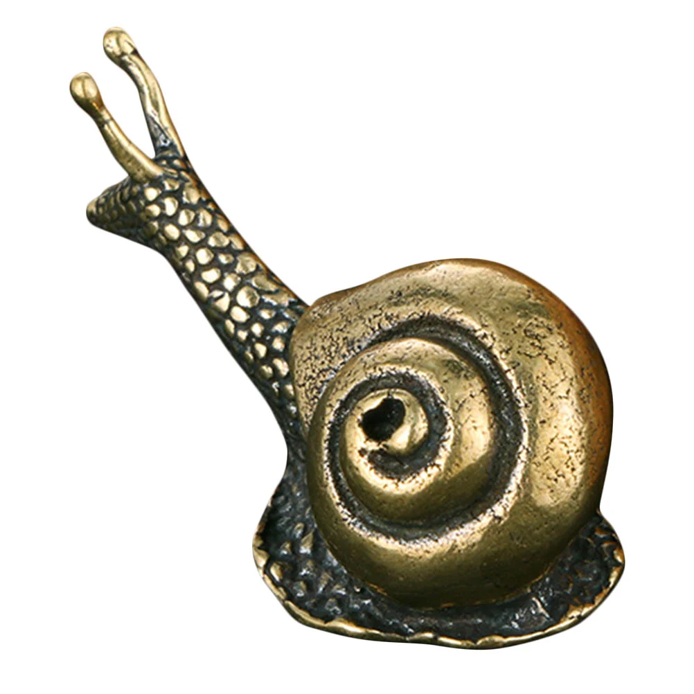 

Desktop Snail Adornment Decorative Snail Model Brass Craft Ornament Brass Tea Pet