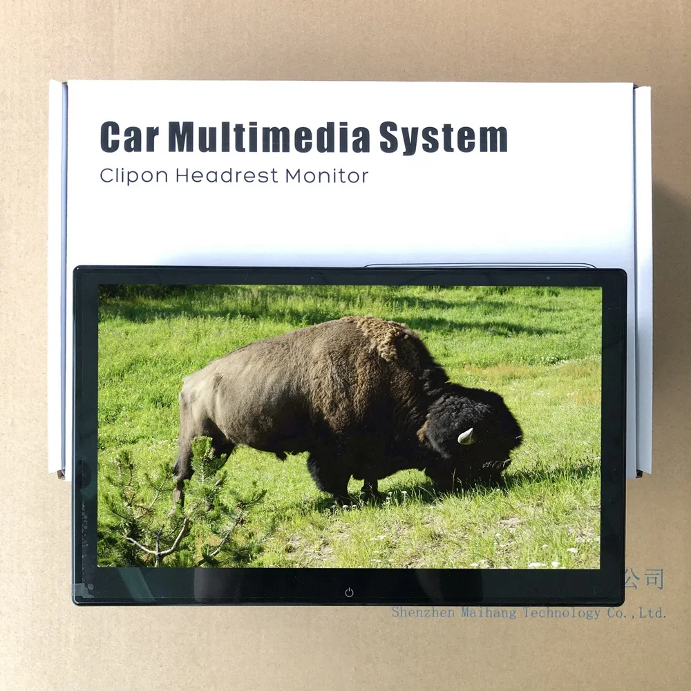 Android автомобильный подголовник монитор радиоплеер автомобильное видео AV IN