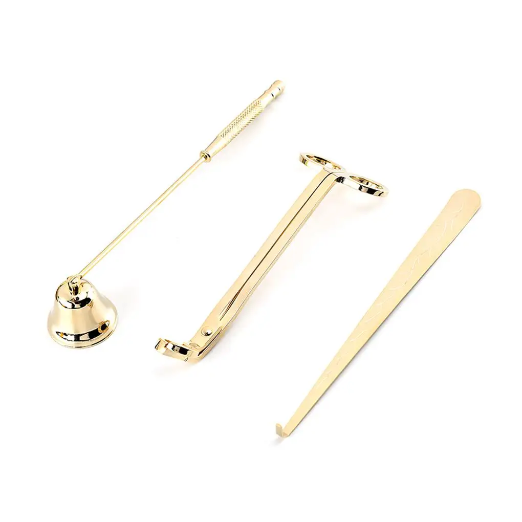 

Набор аксессуаров для свечей из нержавеющей стали триммер для свечей водонепроницаемый износостойкий декоративный подсвечник розовое зол...