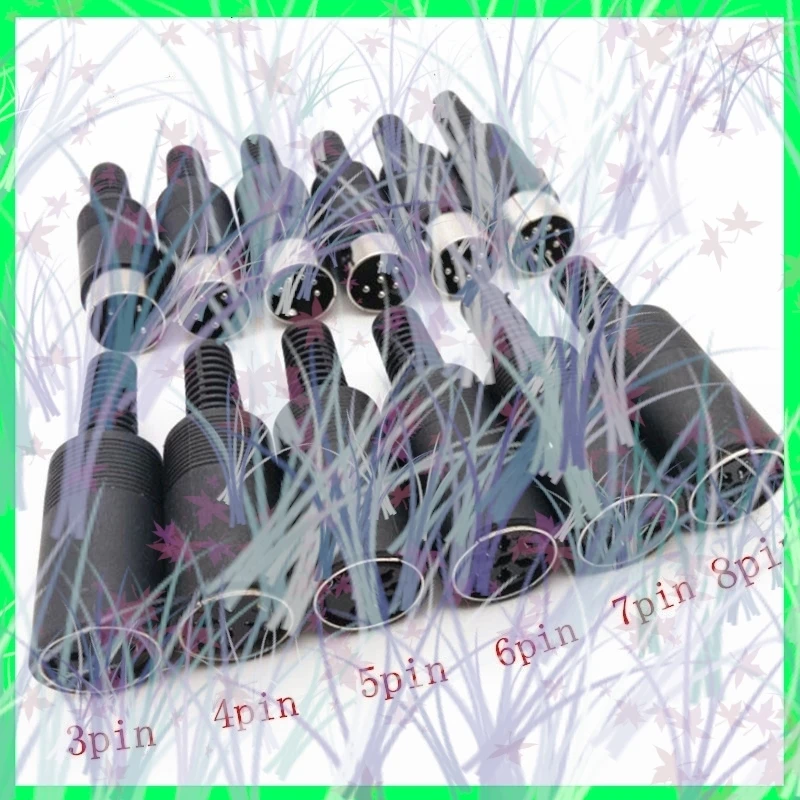 

DIN разъем 3/4/5/6/7/8 контактов черный