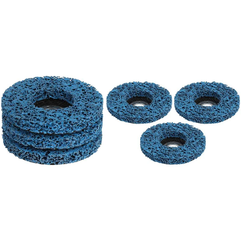 

3Pcs Disc Abrasive Wheel For Cleaning And Removing Paint And Rust (Blue)