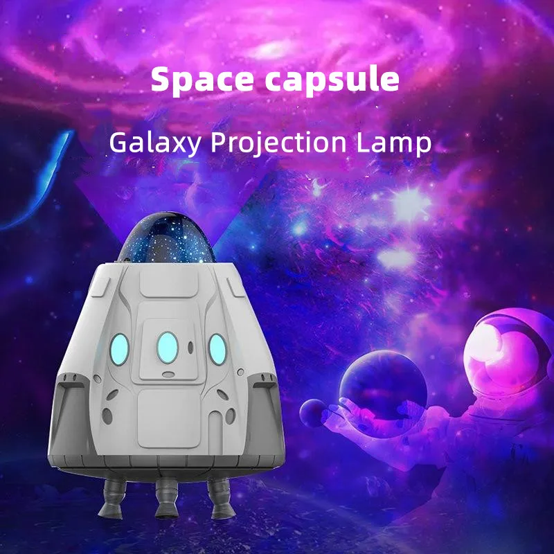 

Aurora Projector Space Capsule Starry Sky Projection Lamps Music Bluetooth Nebula Led Galaxy Lights for Bedroom Home Decoration