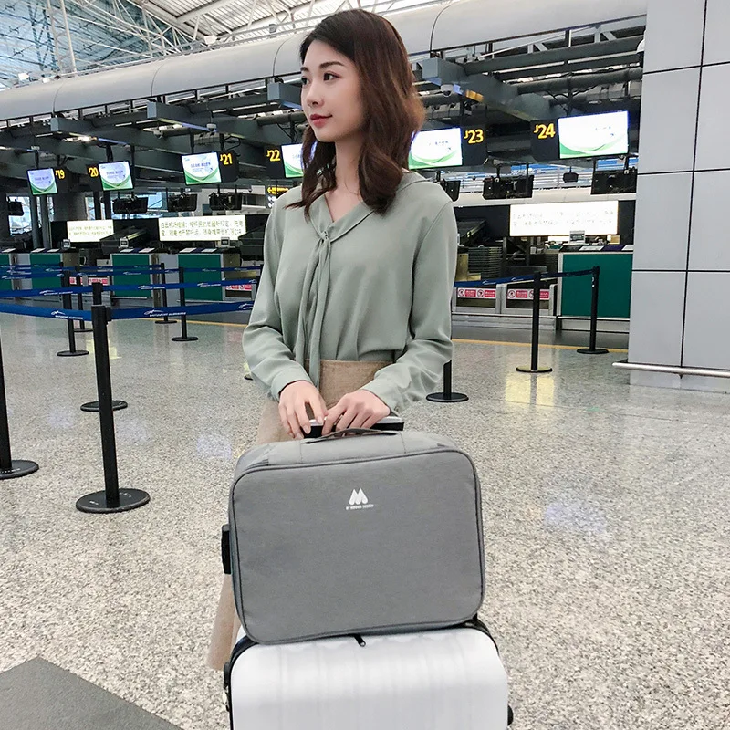 High Capacity Document Bag Business Trip Contract Material Organize Multifunction Briefcase Material Storage Pouch Accessories