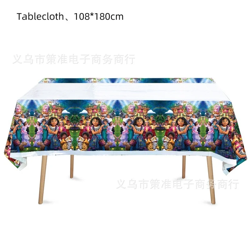 Диснеевсвечерние одноразовые столовые приборы тарелки чашки скатерти