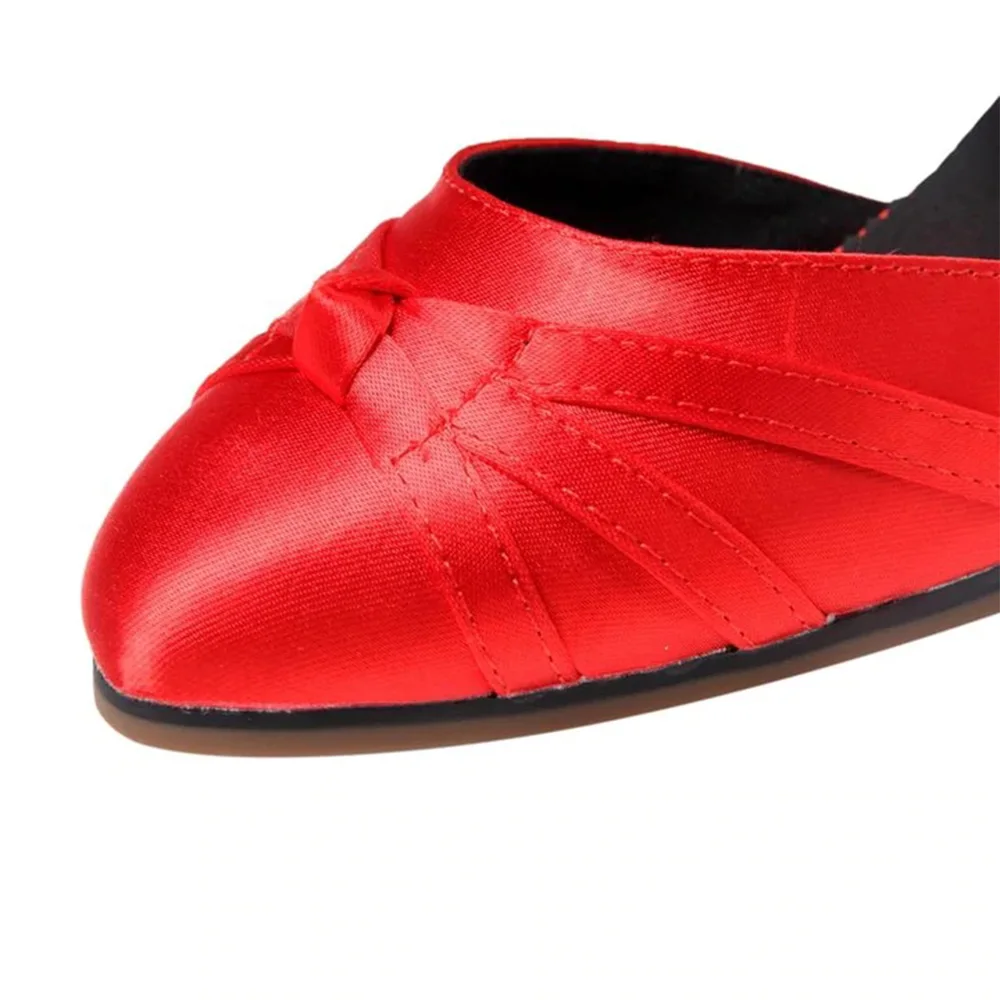 Red Closed Toe Ballroom Dance Shoes For Girls Modern Professional Women Sneakers Dancing Shoes For 2022 New Summer  Sandals