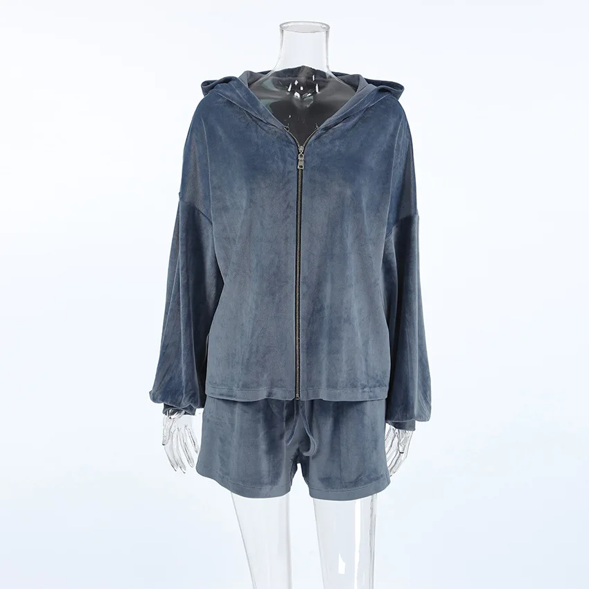 Женский спортивный костюм Jyate однотонный трикотажный из двух предметов свитер с