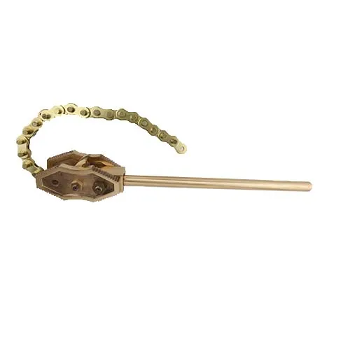 

Hot products packing detail bag and carton hand tools non sparking chain pipe wrench heavy type