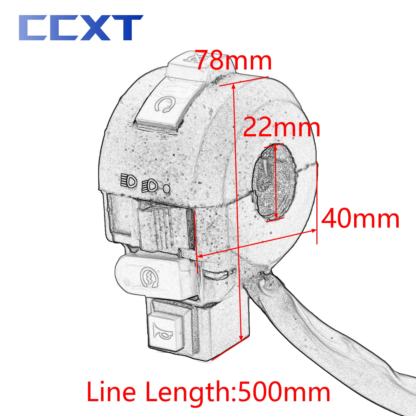 Мотоцикл квадроцикл скутер звуковой сигнал поворота индикатор управления