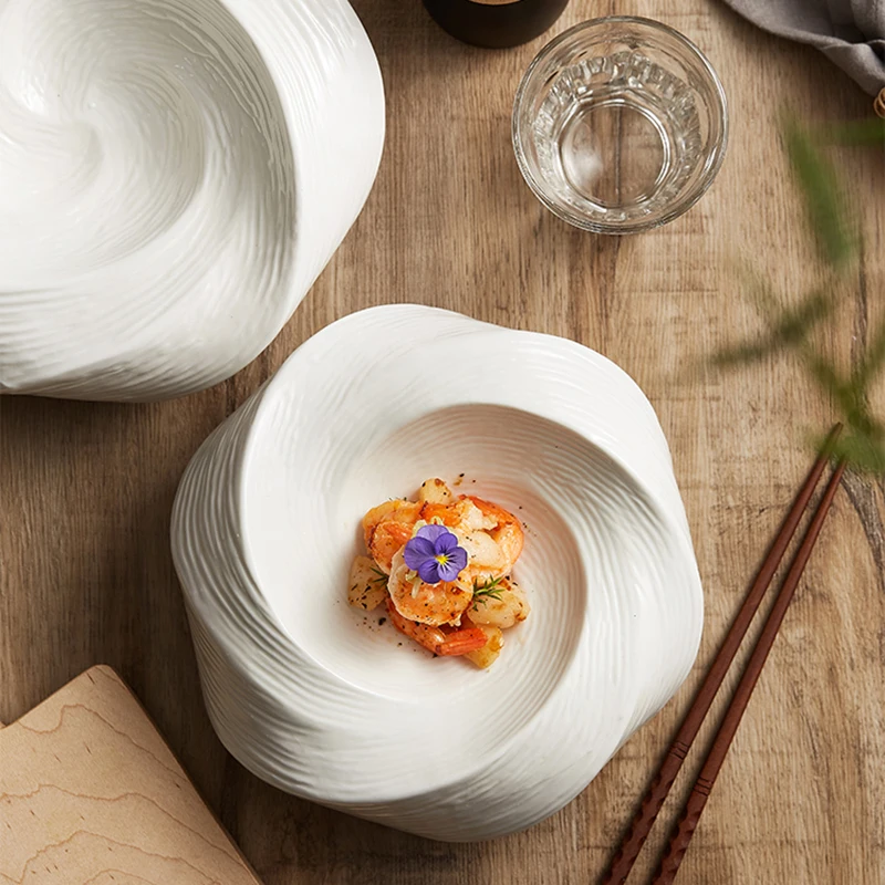 

Japanese Dish Vintage Plate Set Chefing Buffet Set Trinket Dish Plate Set Decorative Tray Vajillas Completas Ceramic Cookware