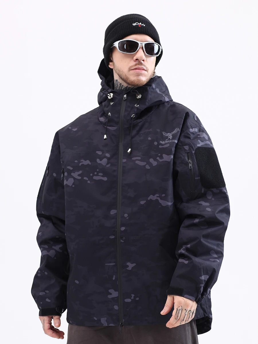 MADE EXTREME Camouflage waterproof jacket  winter jacket men puffer jacket Military coat men winter unisex warm jacket Gorpcore
