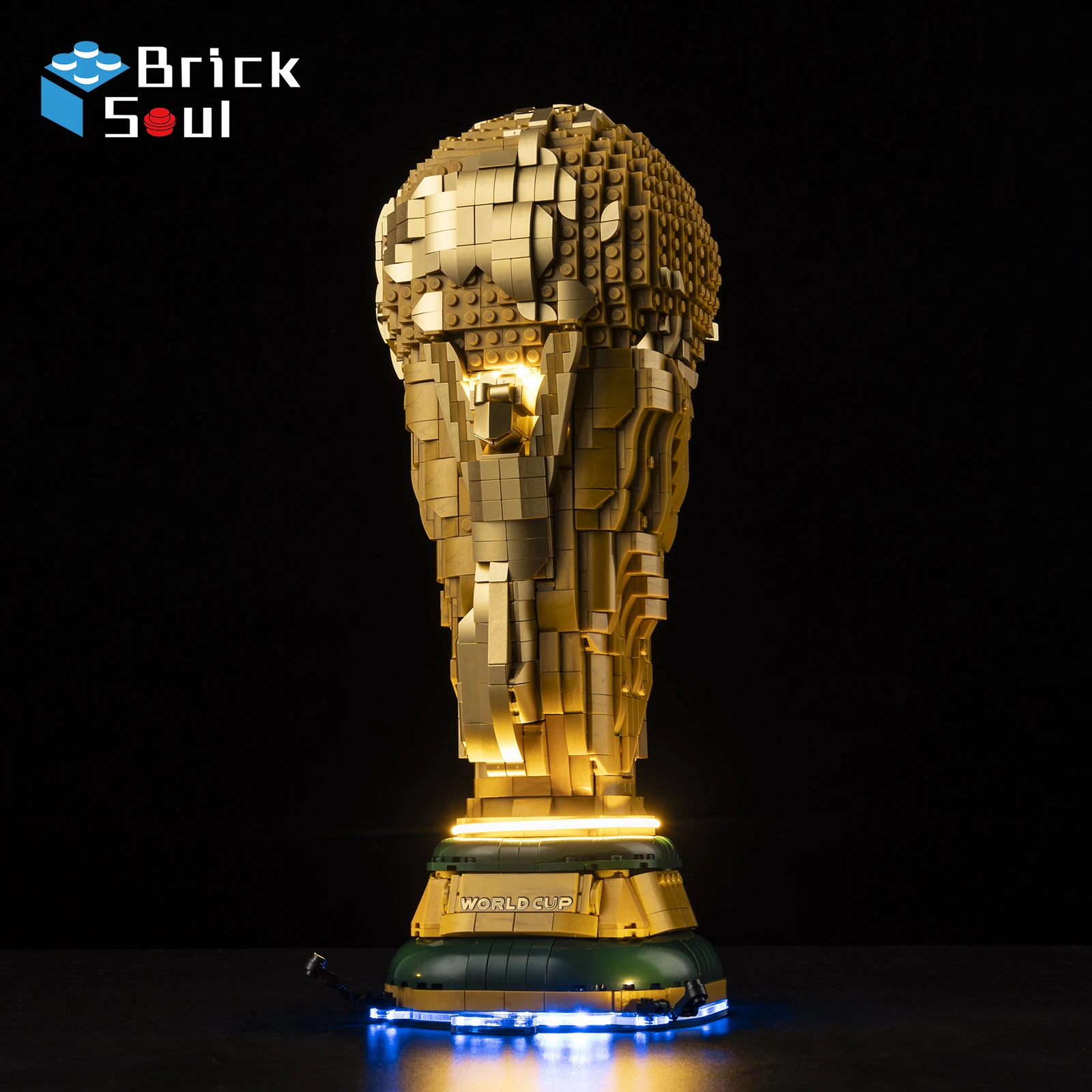Фото Комплект светодиодных фонарей BrickSoul, подходящий для LEGO 43020 Editions FIFA World Cup Official Trophy, простая установка, скрытая проводка №1