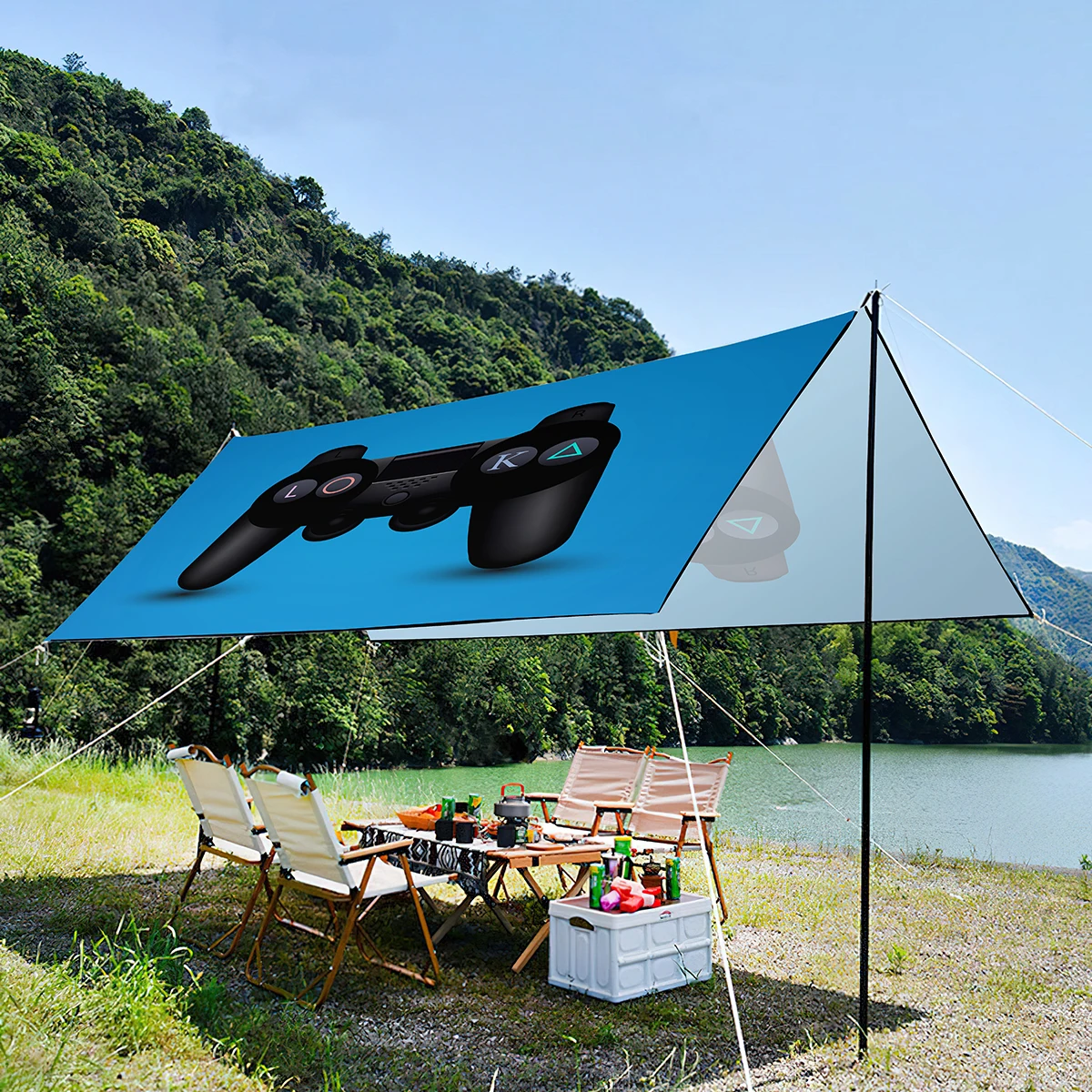 Водонепроницаемый навес с защитой от ультрафиолета портативная и легкая