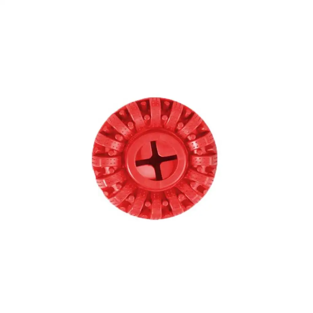 

Игрушка для жевания домашних животных, Интерактивная тренировочная Игрушка-прорезыватель для зубов, уличная кормушка для кормления, универсальная безопасная красная