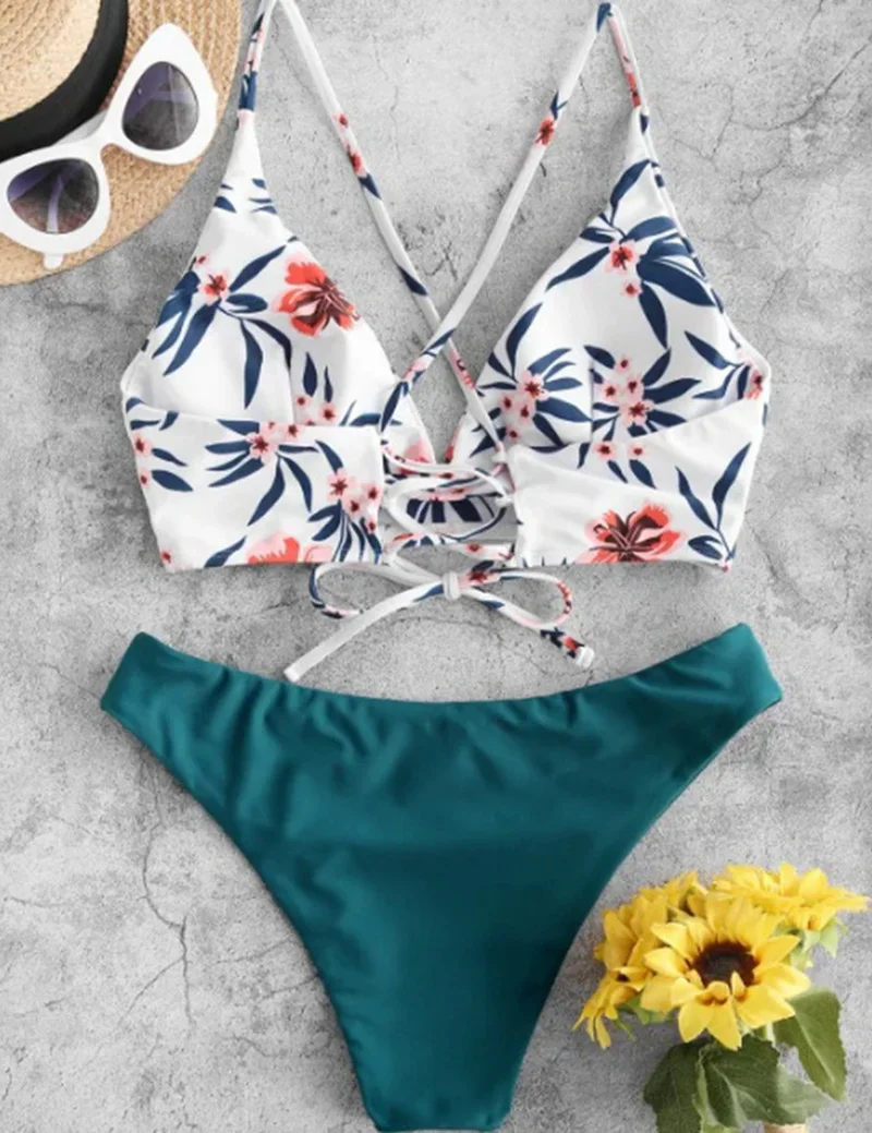 Рисунок 3 - 2021 женские летние купальники с цветочным принтом