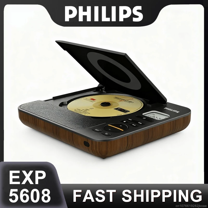 Nuevo Philips EXP5608 conveniente reproductor de CD Retro CD de escritorio Audio USB/TF inalambrico Bluetooth hogar estereo HiFi MP3 altavoz caja