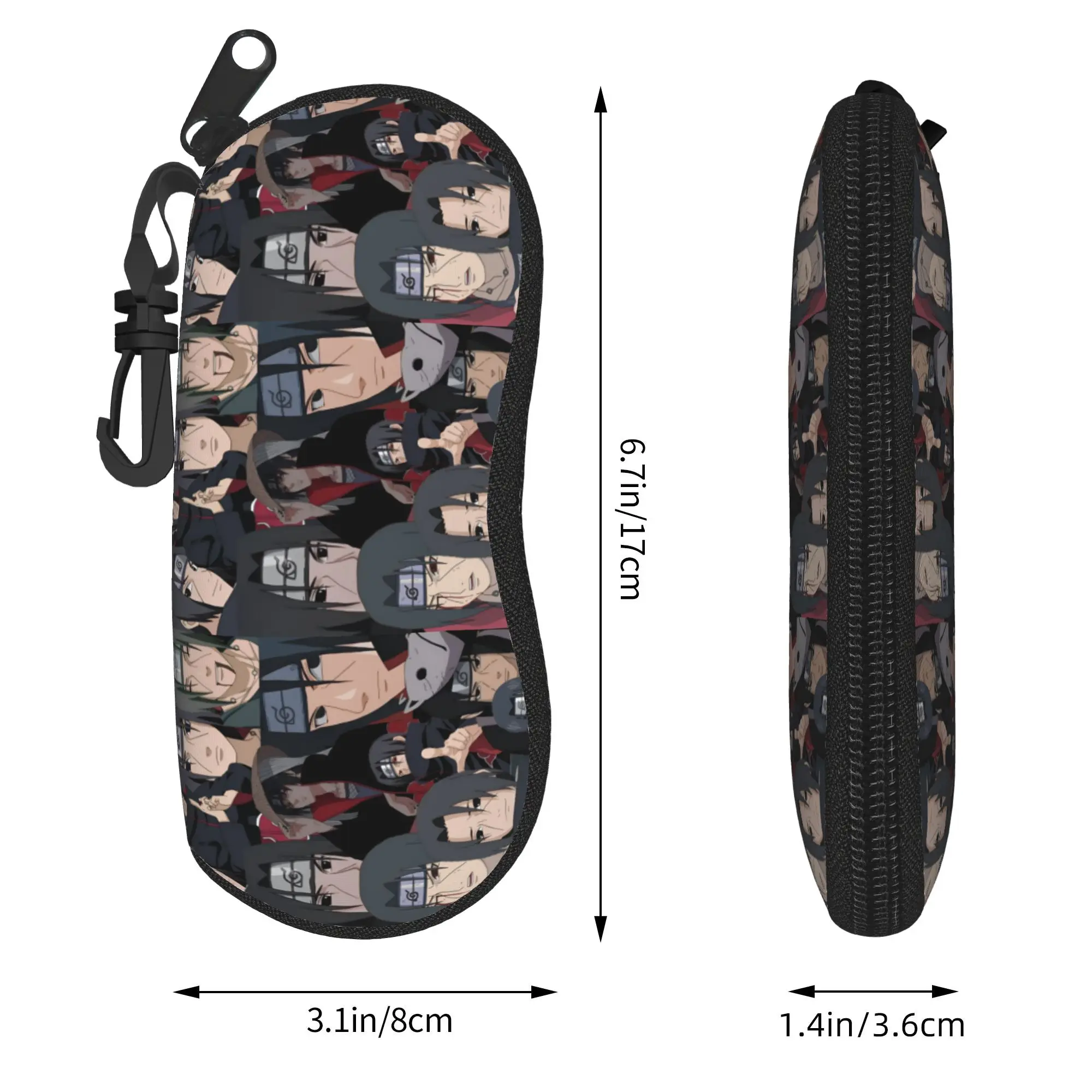 Фото Чехол для очков Custom U-Uchihaes Itachi Hot Comic Shell: защитный футляр для солнцезащитных очков для мужчин и женщин, мультяшный чехол для очков №3