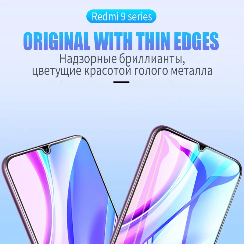 2 шт. закаленное стекло для Xiaomi Redmi Note 8 9 Pro Max Защитная пленка экрана 8A 8T 9A 9T 9C NFC A1 A2