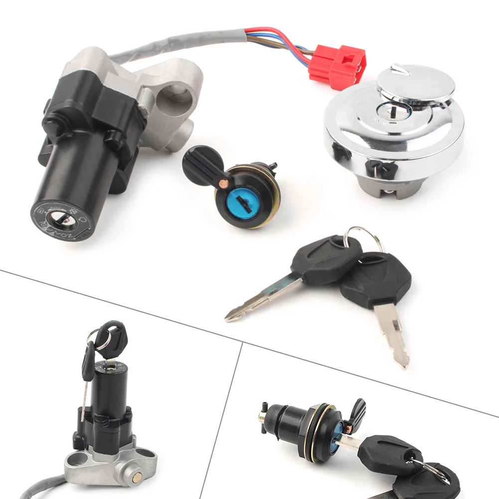 Крышка топливного газа мотоцикла переключатель зажигания набор замков сиденья