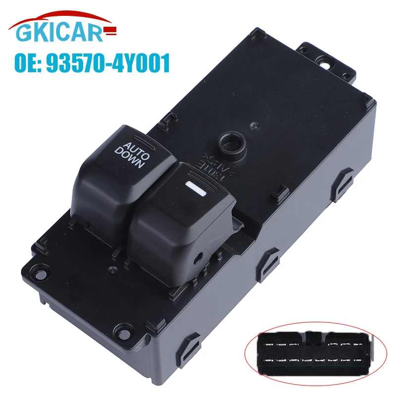 

93570-4Y001 935704 Y001 Электрический главный переключатель стеклоподъемника для Kia Rio