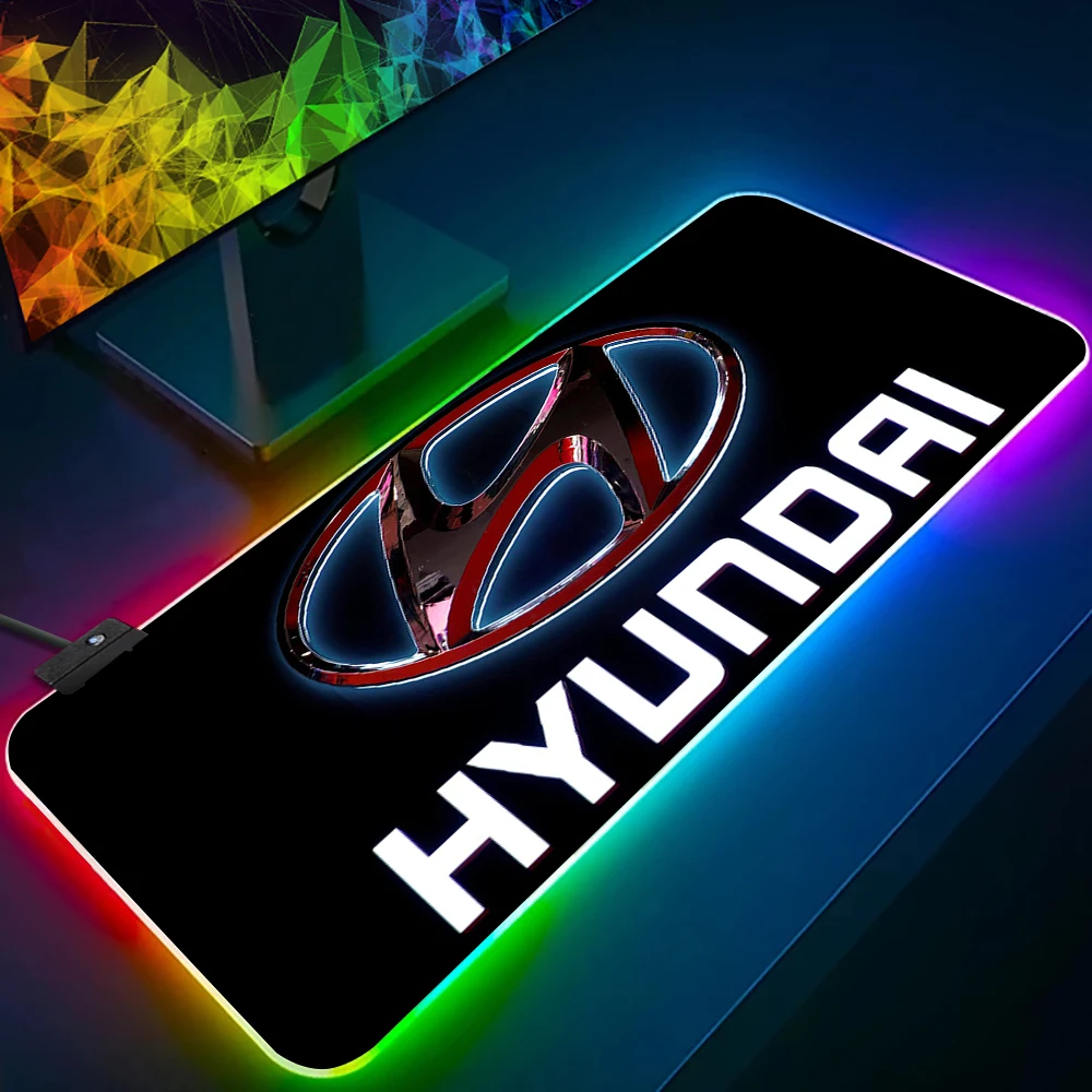 

Корейский Роскошный автомобильный гинедайс RGB ПК геймерский коврик для клавиатуры и мыши, геймерский коврик для мыши, светящиеся коврики для мыши, резиновый игровой компьютерный коврик