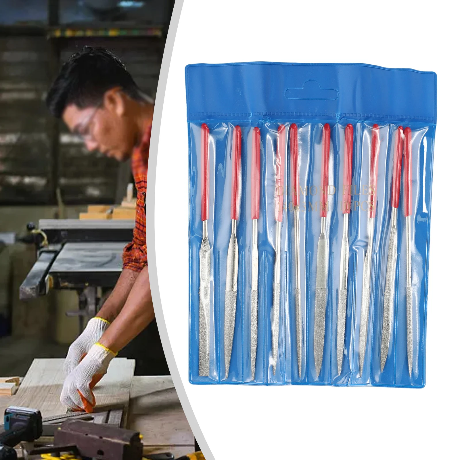 Гальванический алмазный напильник рашпиль ручной инструмент металлическая игла