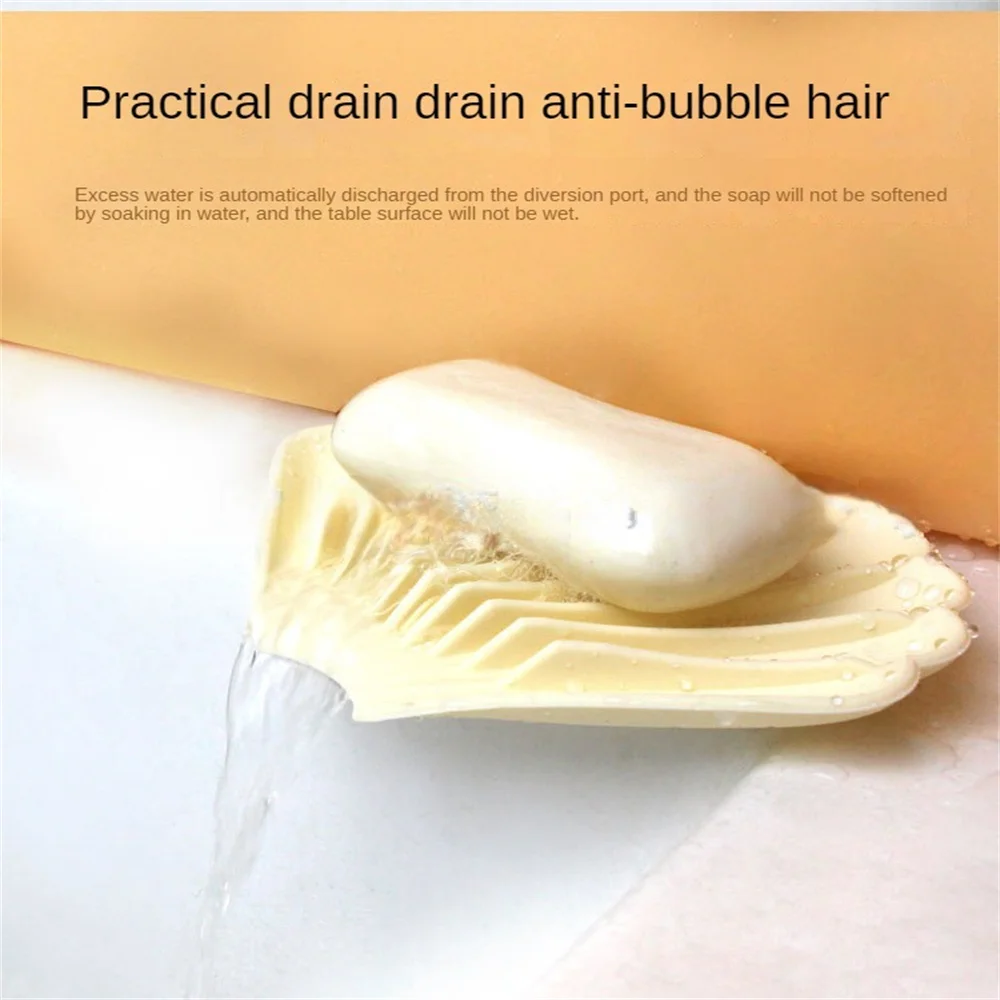 

Bath Soap Container Soap Sponge Holder Punch Free Soap Rack Soap Box Plastic Storage Box Bathroom Accessories Drain Soap Holder