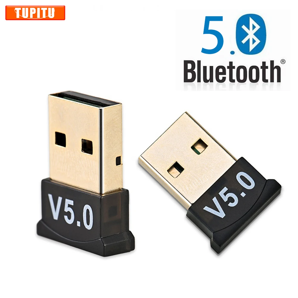 

USB Bluetooth 5.0 Adapter Transmitter Bluetooth Receiver Audio Bluetooth Headset Dongle Wireless USB Adapter PC Laptop