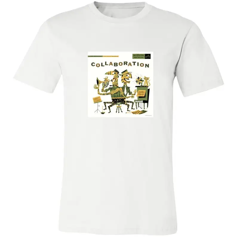 Короты Роджерс и 수 Превин COLLABORATION Джима Флора (1955) Футболка унисекс из джерси с