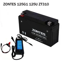 for zontes 125u 155u 125g1 zt310 original colloidal 10a battery motorcycle battery smart charger