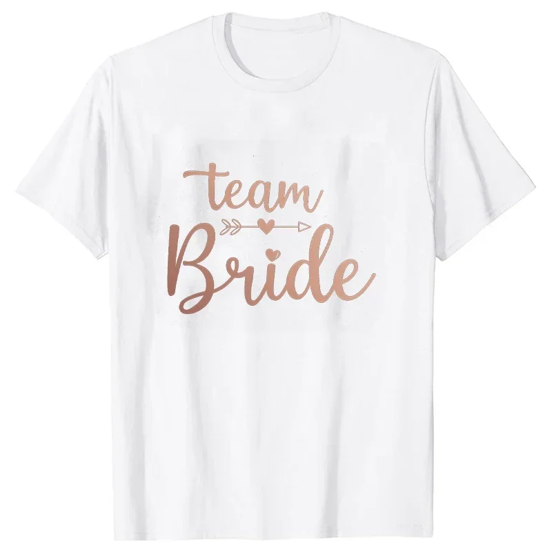 Футболка Team Bride To Be белые розовые топы для подружки невесты свадебная футболка