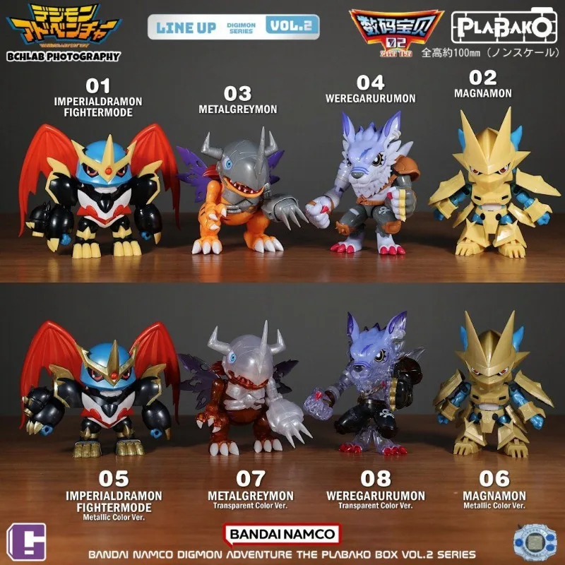 Фото Коллекционная фигурка Bandai Plabako Digimon Adventure 2: Вторая серия, WarGreymon, сборная модель, аниме-фигурка второго поколения №2