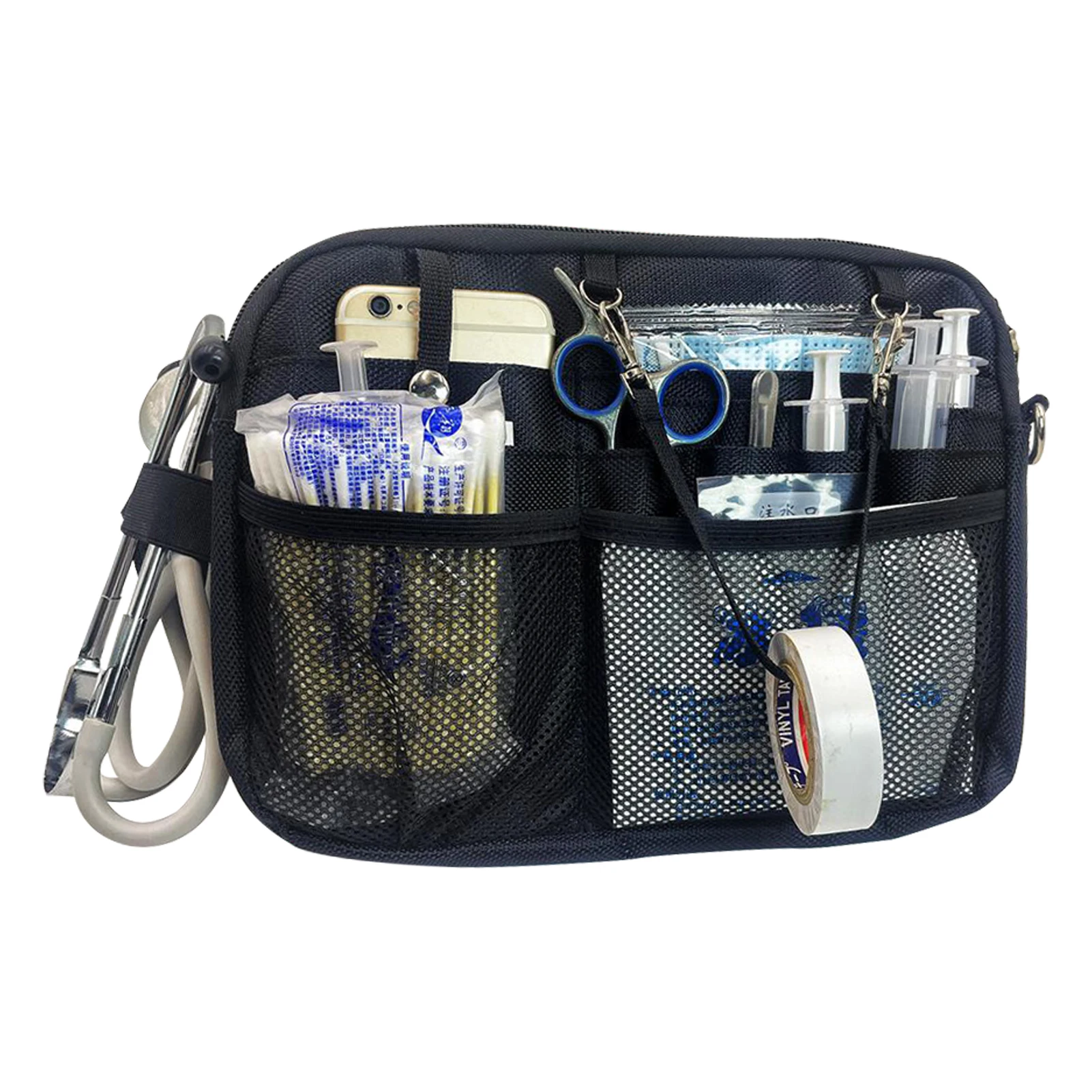 

Портативная поясная сумка с несколькими карманами для женщин и мужчин, сумка из ткани Оксфорд для медсестер-стетоскопов, забавные принадлежности для экстренных случаев