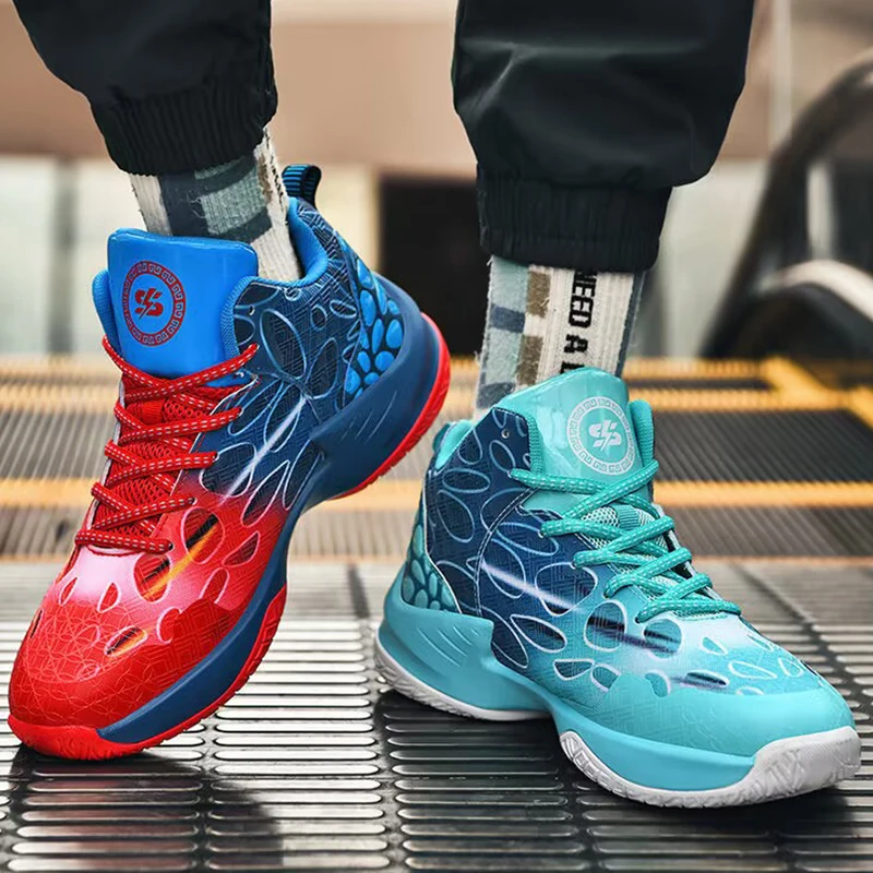 Casual Sneakers Gaubon Basketball Shoes Tennis Lace-up Male Student Teens Light Breathable Running Lovers Shoes